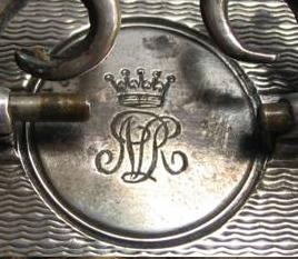 Detail of top of clock 