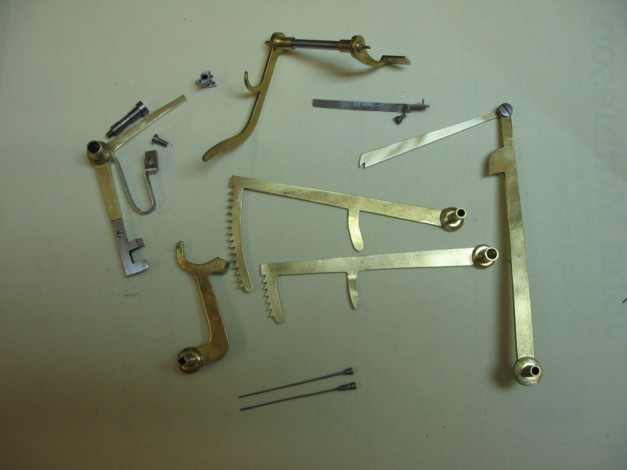 New parts made for Paul Garnier by Clock Care Ltd